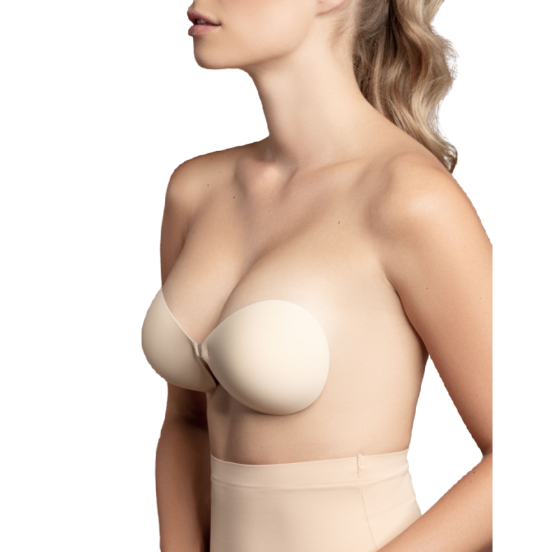 BYE-BRA - SOUTIEN-GORGE INVISIBLE BEIGE BONNET B