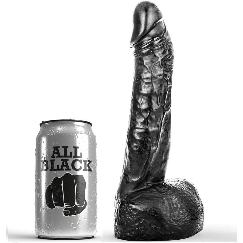 Gode Fisting All Black 20 cm - Réalisme et Plaisir Assuré
