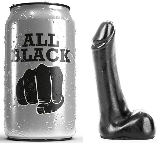 Gode All Black 9 cm - Élégance et Plaisir Intime