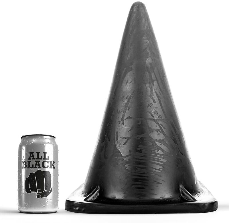 Plug Anal Triangulaire All Black 30 cm pour un Plaisir Intense