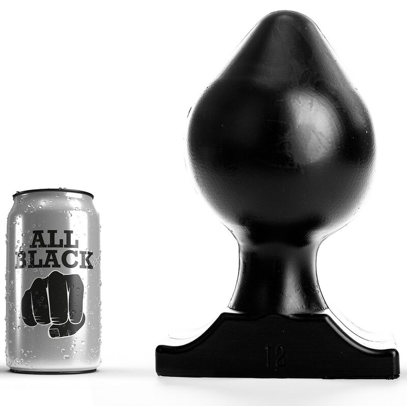 Buttplug All Black 22,5 cm - Douceur et Flexibilité pour Vos Plaisirs