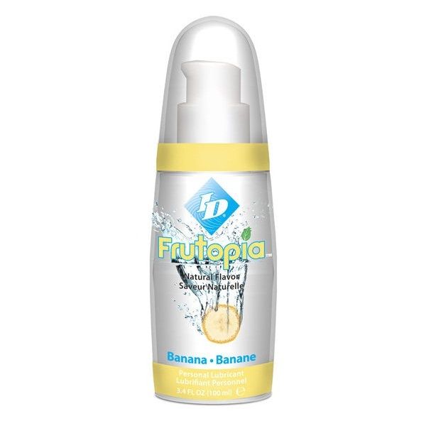 ID FRUTOPIA - Lubrifiant Aromatisé à la Banane 100 ML pour des Moments Délicieux