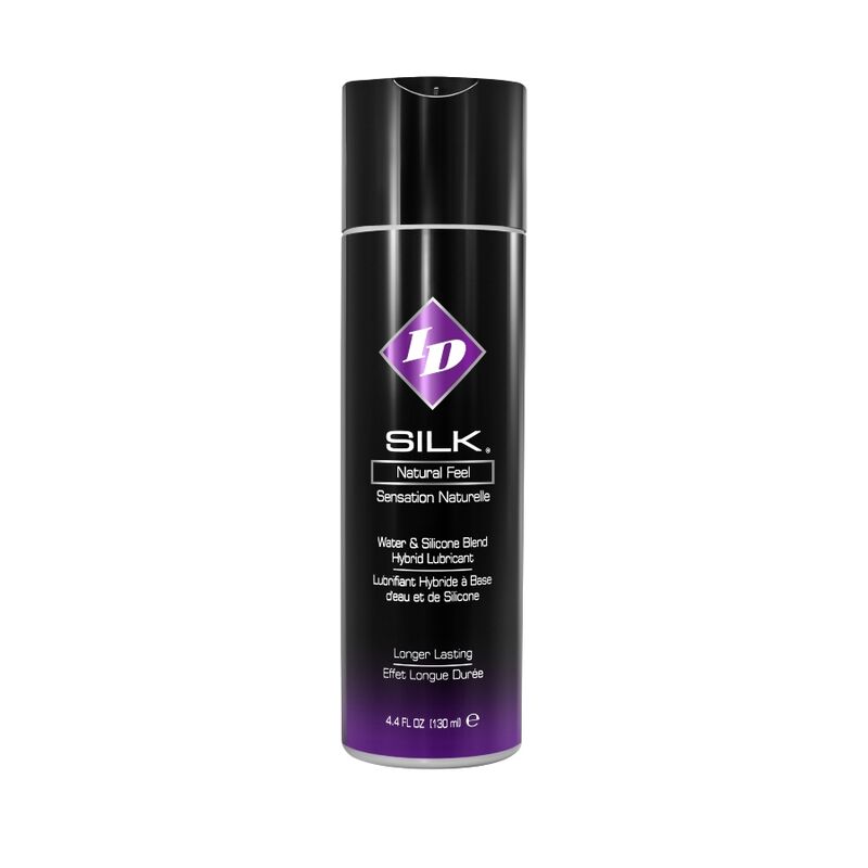 ID Silk - Lubrifiant Hybride Silicone/Eau 130 ml pour un Confort Sensuel