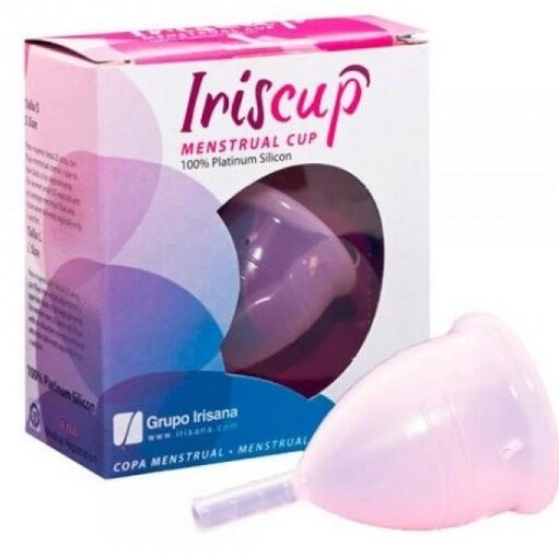IrisCup Petite Tasse Menstruelle Rose - Écologique et Durable avec Sac Offert