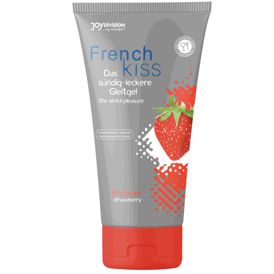 Gel Oral Stimulant Saveur Fraise - JOYDIVISION FRENCH KISS