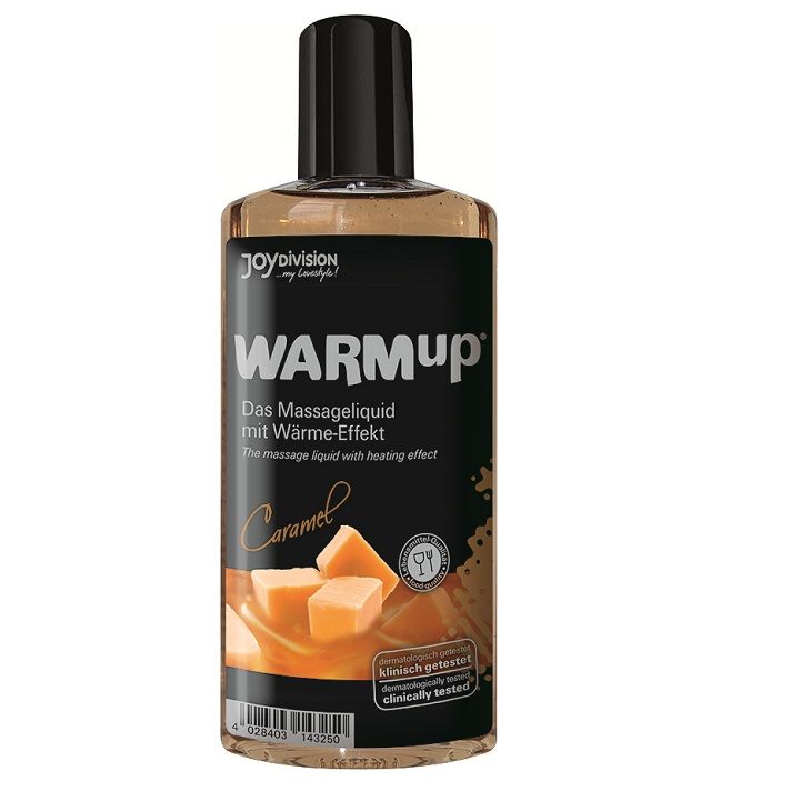Huile de Massage WARMup Caramel - Réchauffez vos Moments de Passion