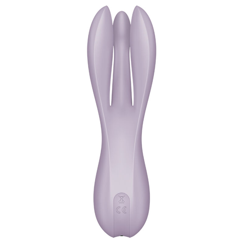 SATISFYER - VIBRATEUR THREESOME 2 VIOLET