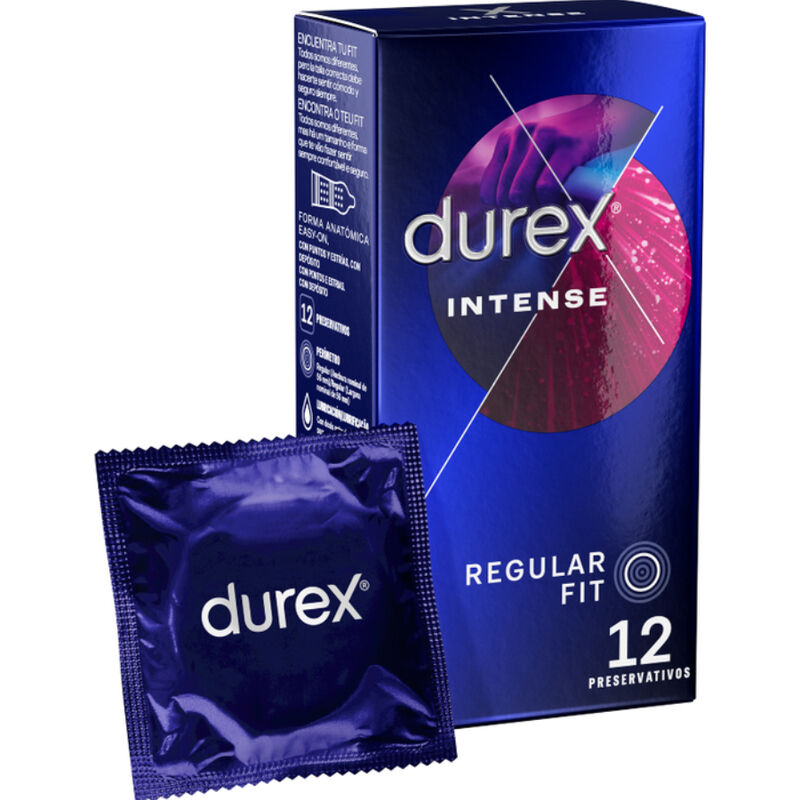 Préservatifs Durex Orgasmique Intense - 12 unités pour un plaisir amplifié