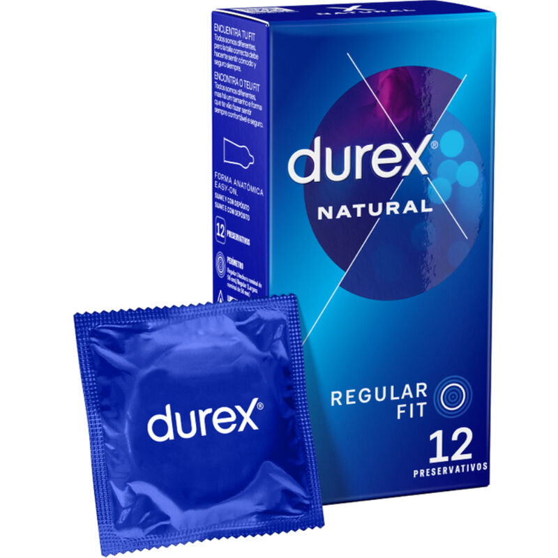 Préservatifs Durex Naturel Plus - Confort et Protection en 12 Unités