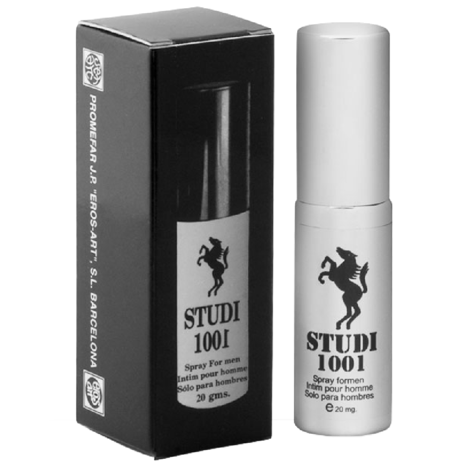 Spray Retardant EROS-ART STUDI 1001 - Érection Durable 20 ml