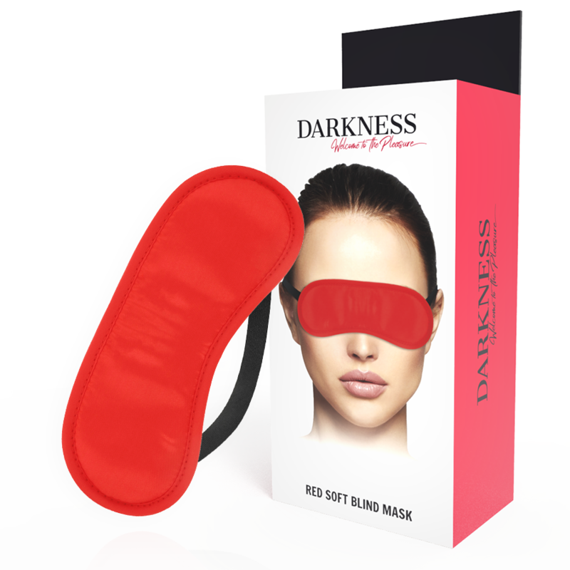 Masque Satin Rouge Darkness - Éveillez vos Sens avec Élégance
