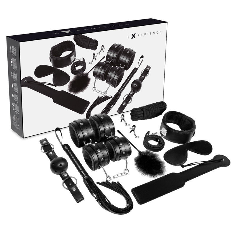 Kit BDSM Experience Noir : Explorez vos Fantasmes en Toute Sécurité