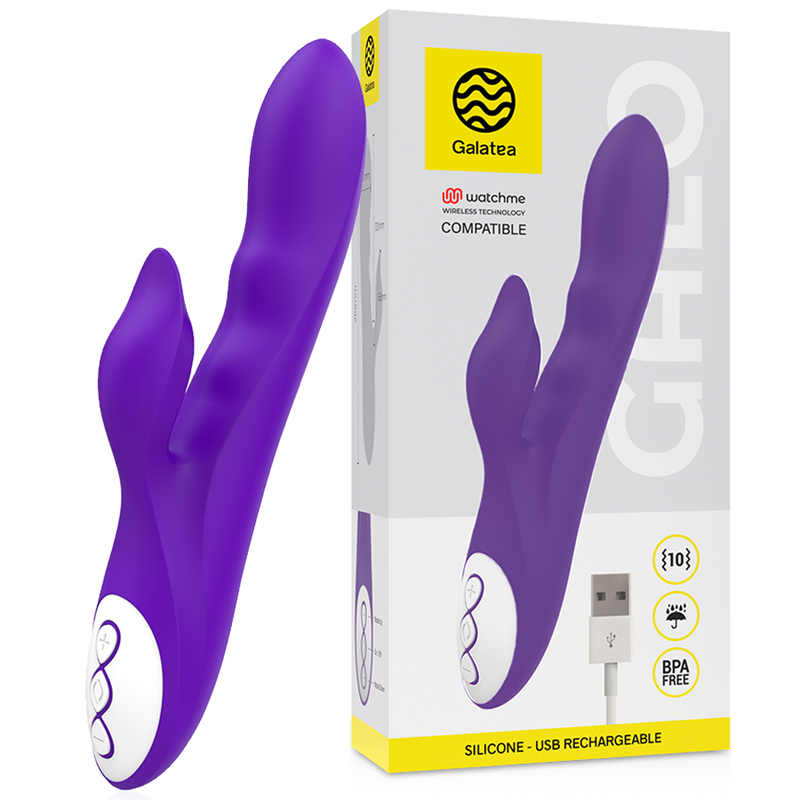 Galatea : Vibrateur Galo Lilas pour Couples avec Technologie Sans Fil
