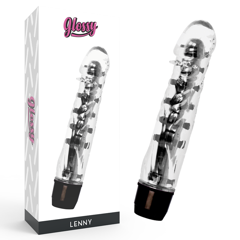 Vibromasseur Lenny Noir - Plaisir Brillant et Ergonomique