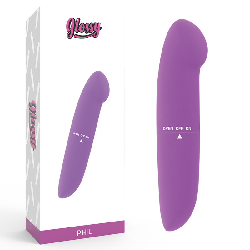 Vibromasseur Phil Violet - Compact et Puissant pour des Moments Intimes