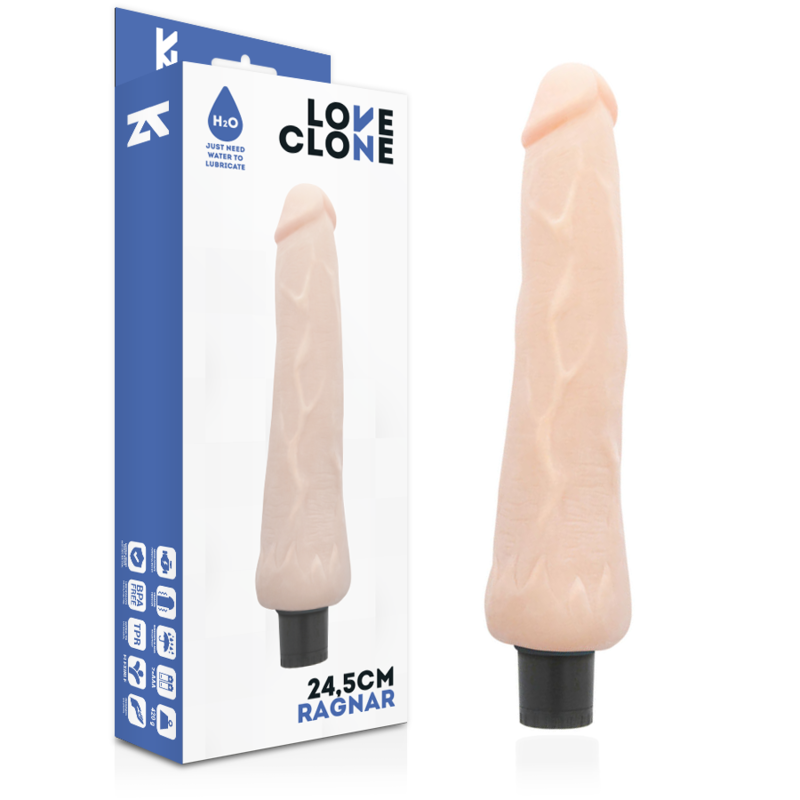 Vibromasseur Autolubrifiant Loveclone Ragnar - Sensation Réaliste et Confort
