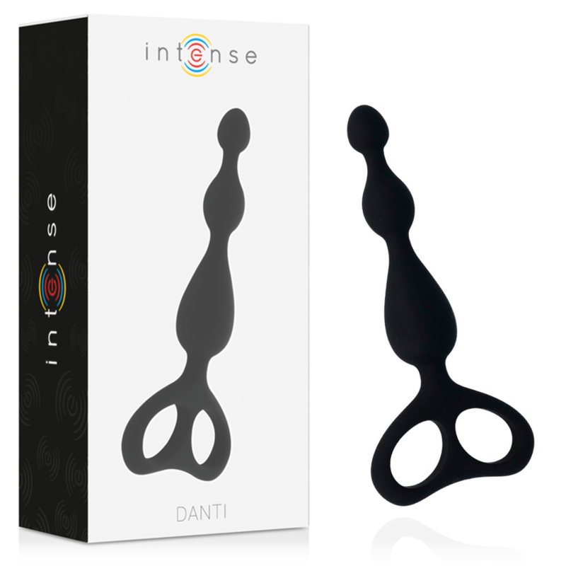 Danti - Stimulateur Anal Noir en Silicone Doux pour un Plaisir Intense
