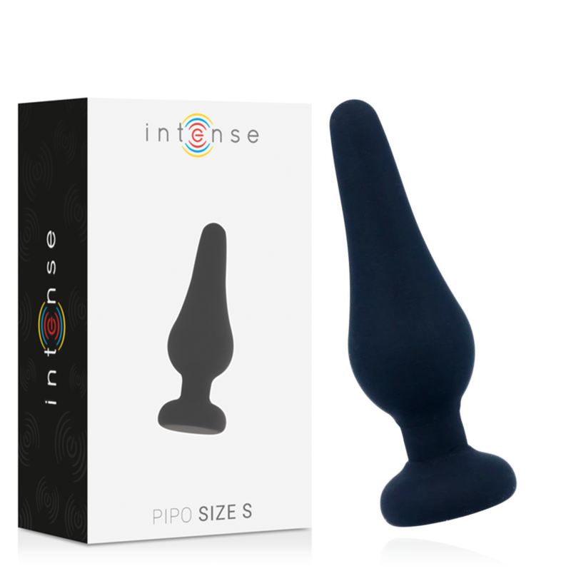 Plug Anal Pipo en Silicone Noir - Plaisir Intense et Élégant