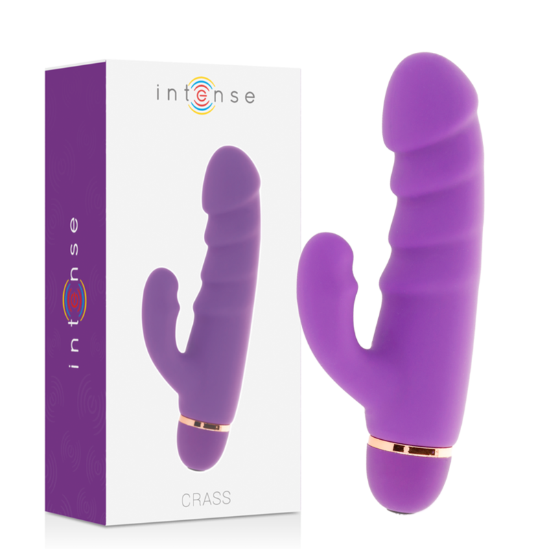 Vibromasseur Intense Crass 20 Vitesses en Silicone Lilas pour Plaisir Ultime