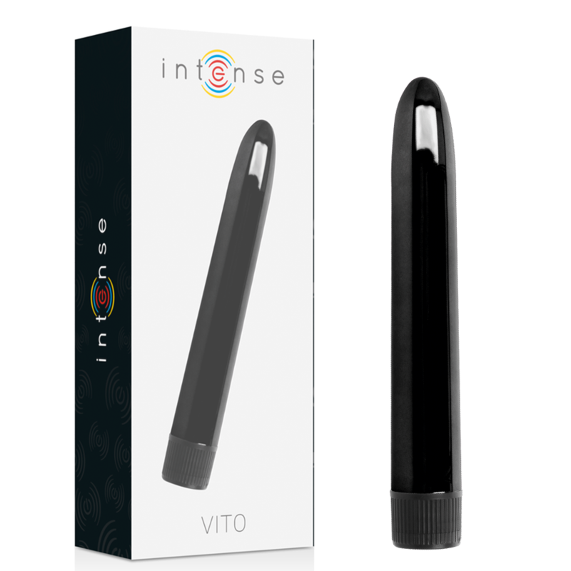 Vito Intense - Vibromasseur Noir Élégant pour des Sensations Fortes