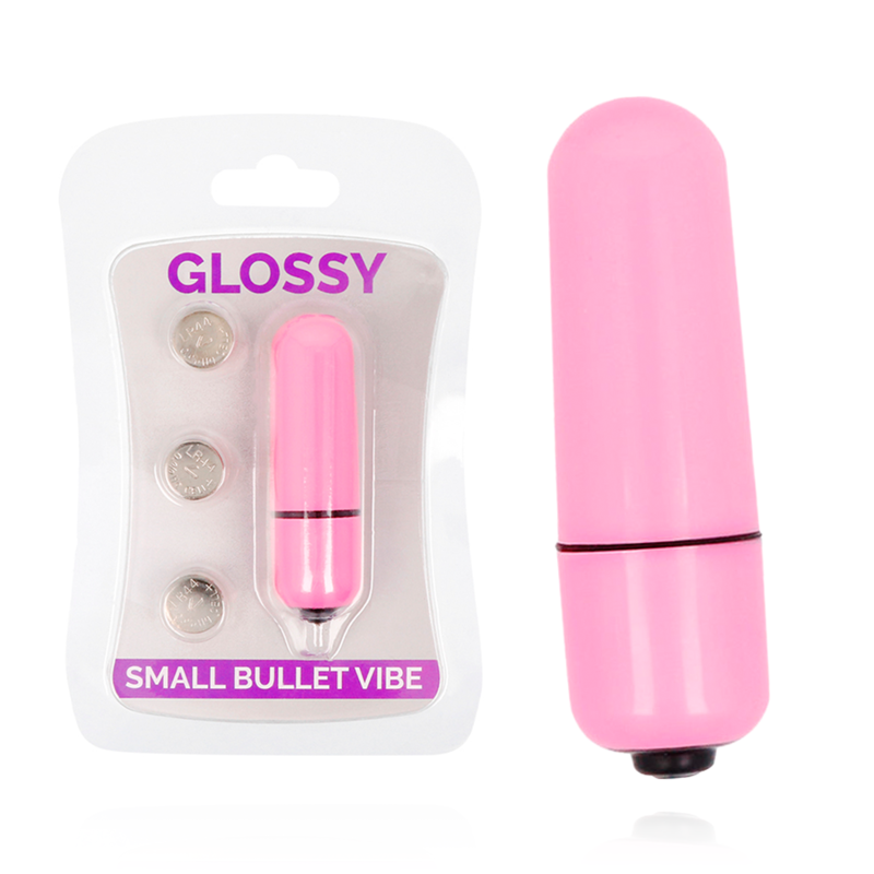 GLOSSY - Petite Bullet Vibe Rose Profond pour Plaisirs Discrets