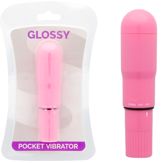 Vibromasseur de Poche Glossy Deep Rose : Élégance et Efficacité