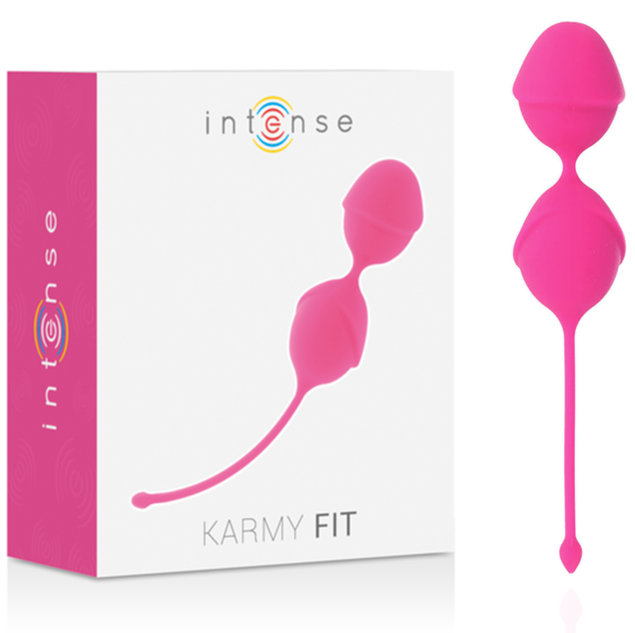 Boules de Kegel Intense en Silicone Fuchsia pour un Plancher Pelvien Tonique