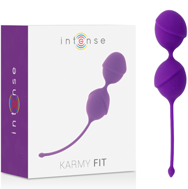 Boules de Kegel Intense en Silicone Lilas pour Renforcer le Plancher Pelvien