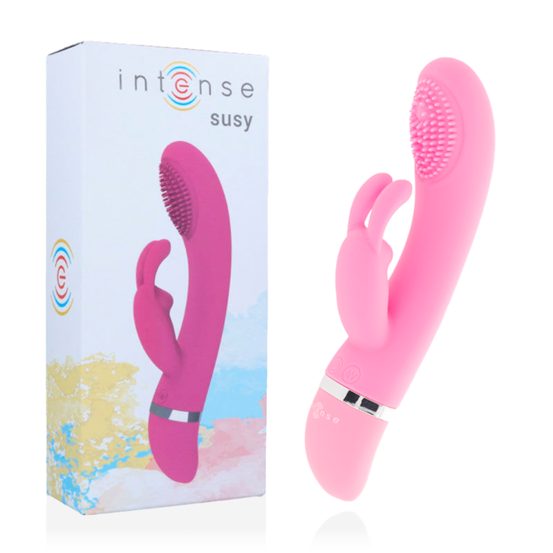 Vibromasseur Lapin Susy en Silicone - 7 Modes de Vibration Intenses