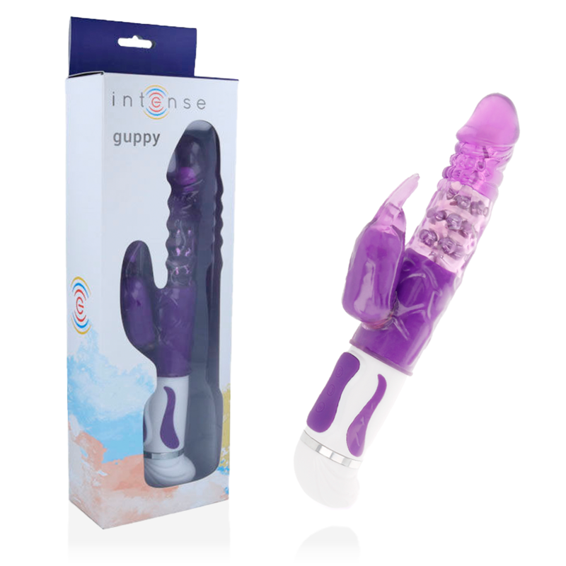 Guppy Lilas : Vibromasseur Rotateur Intense pour Plaisir Ultime
