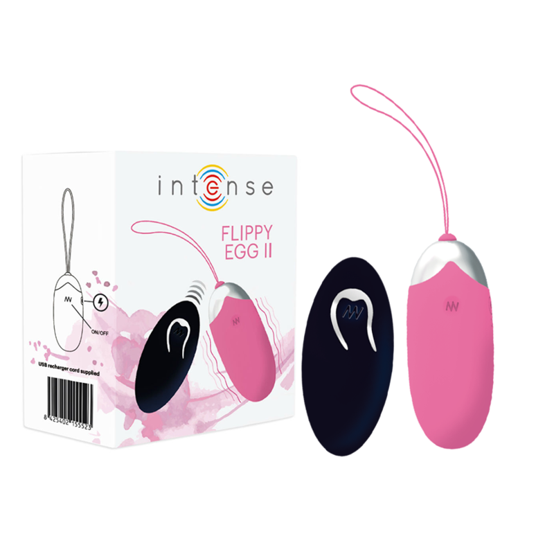 Oeuf Vibrant Flippy II avec Télécommande Rose - Plaisir à Distance