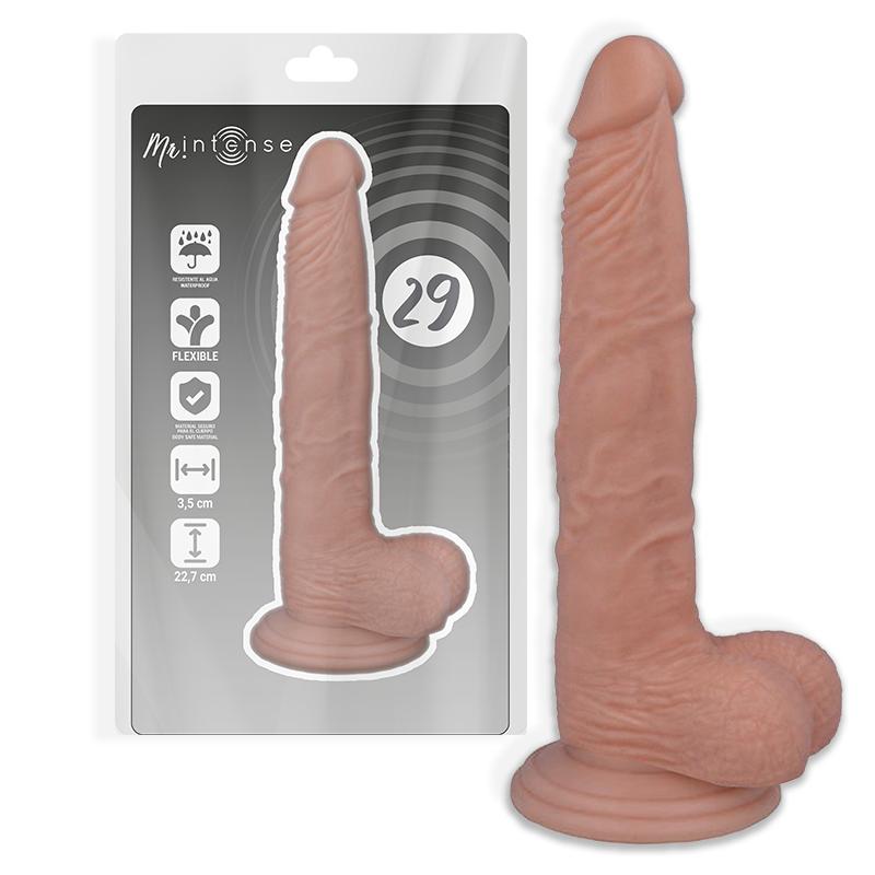 Gode Réaliste Mr. Intense 22,7 cm - Sensation Douce et Ventouse Pratique