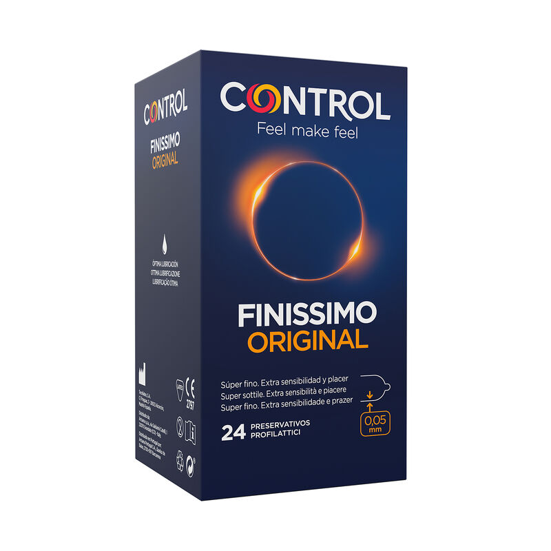 Préservatifs Ultra-Fins Control Finissimo - Sensibilité Maximale (24 unités)