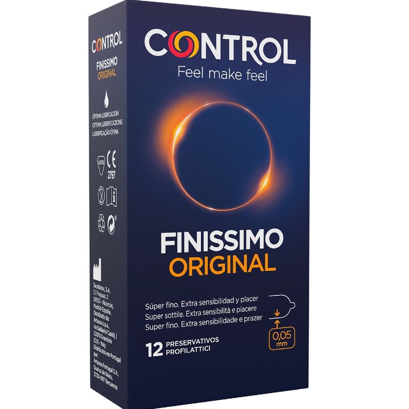 Préservatifs Control Finissimo - Sensibilité Ultime en 12 unités
