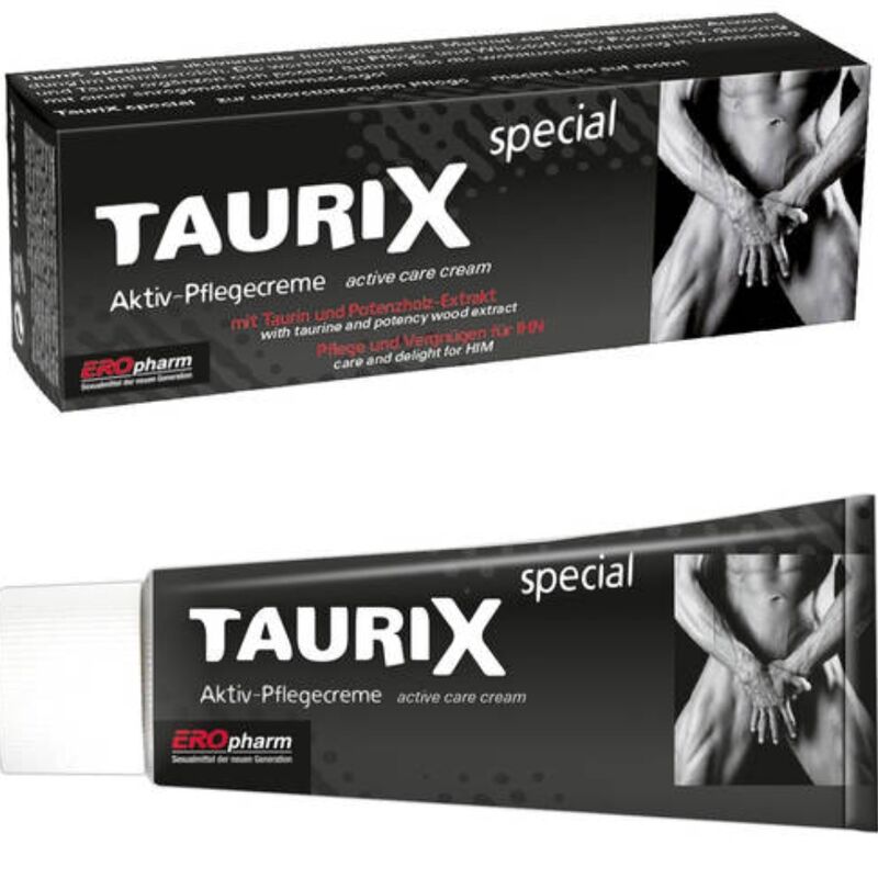 Crème Virilité Masculine Taurix - Énergie et Érection Optimale 40 ml