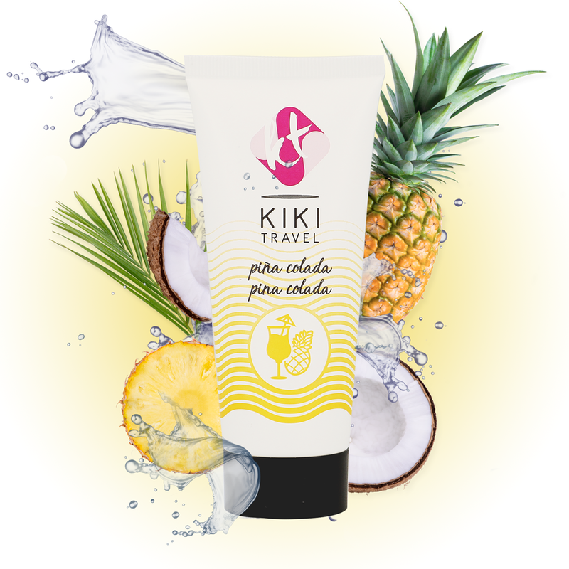 Lubrifiant Pina Colada KIKÍ TRAVEL 50 ML - Douceur et Saveur Intense