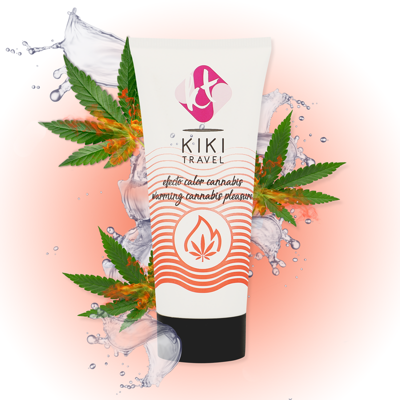 Lubrifiant Kiki Travel Cannabis 50 ml - Sensations Chaudes et Douces