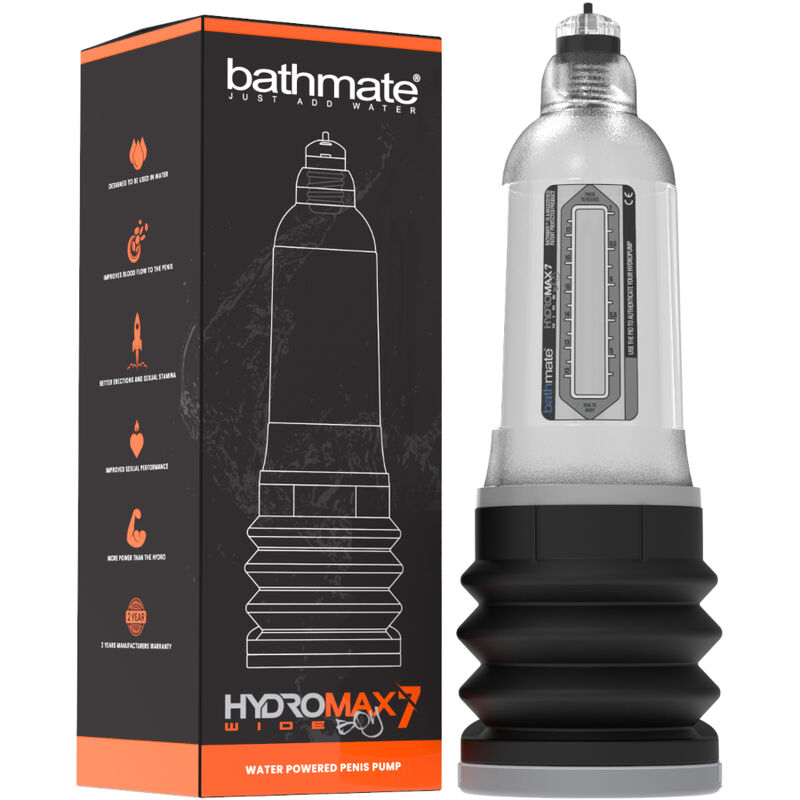 Pompe Bathmate Hydromax 7 Wide Boy X30 - Augmentez votre Circonférence