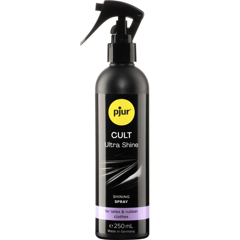 Pjur CULT Ultra Shine : Gel Brillant pour Latex - Éclat et Protection 250 ml