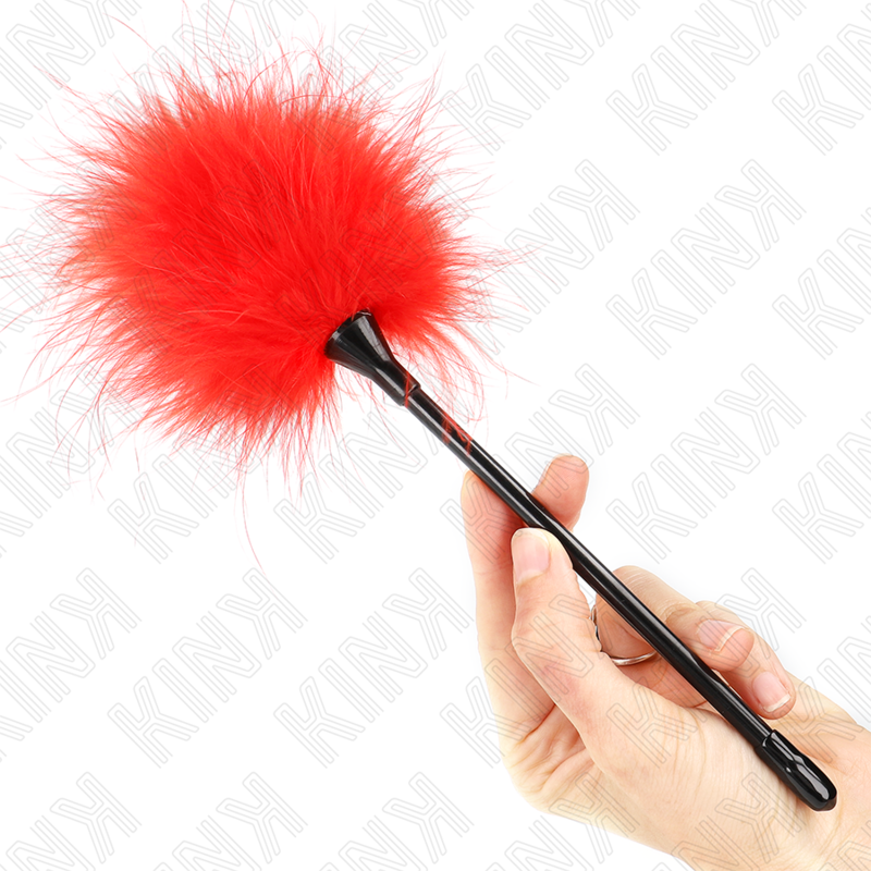 Plumeau Rouge KINK : Éveillez vos Sens avec Élégance et Précision