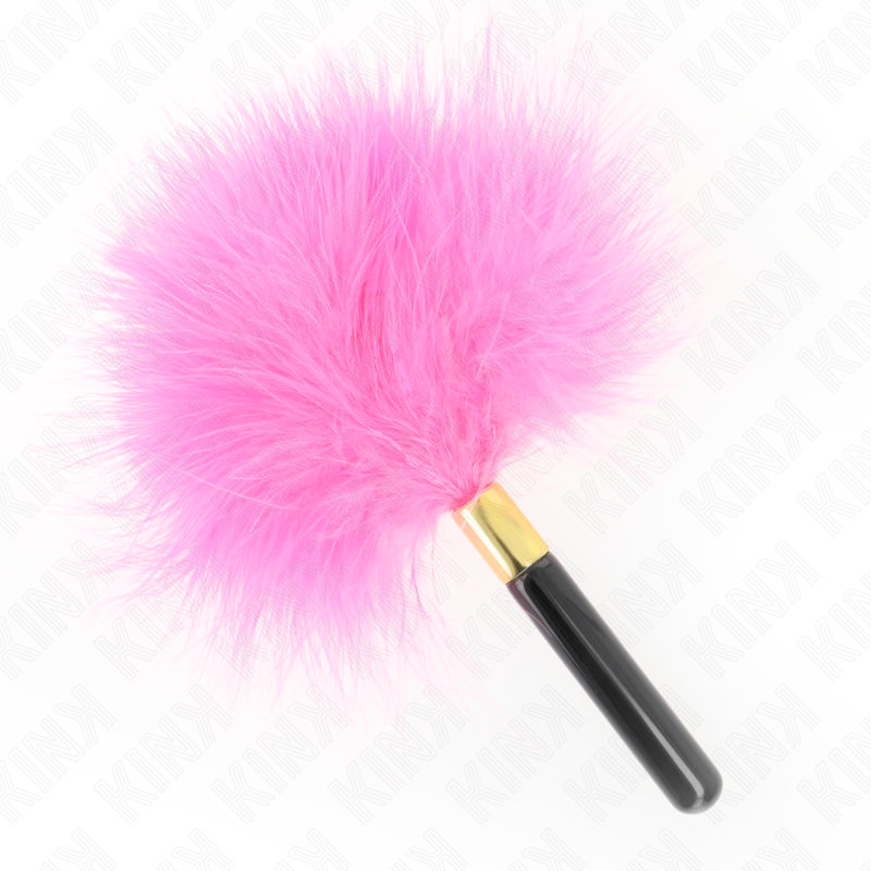 Fouet en Métal Doré Fuchsia 18 cm - Élégance et Plaisir KINK