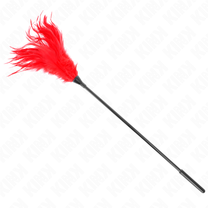 Plumeau Rouge KINK 45 cm : L'accessoire Sensuel pour Éveiller vos Sens