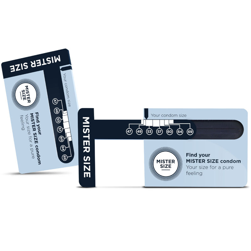 MISTER SIZE - DIMENSIONNEUR DE PRÉSERVATIFS (ANGLAIS)