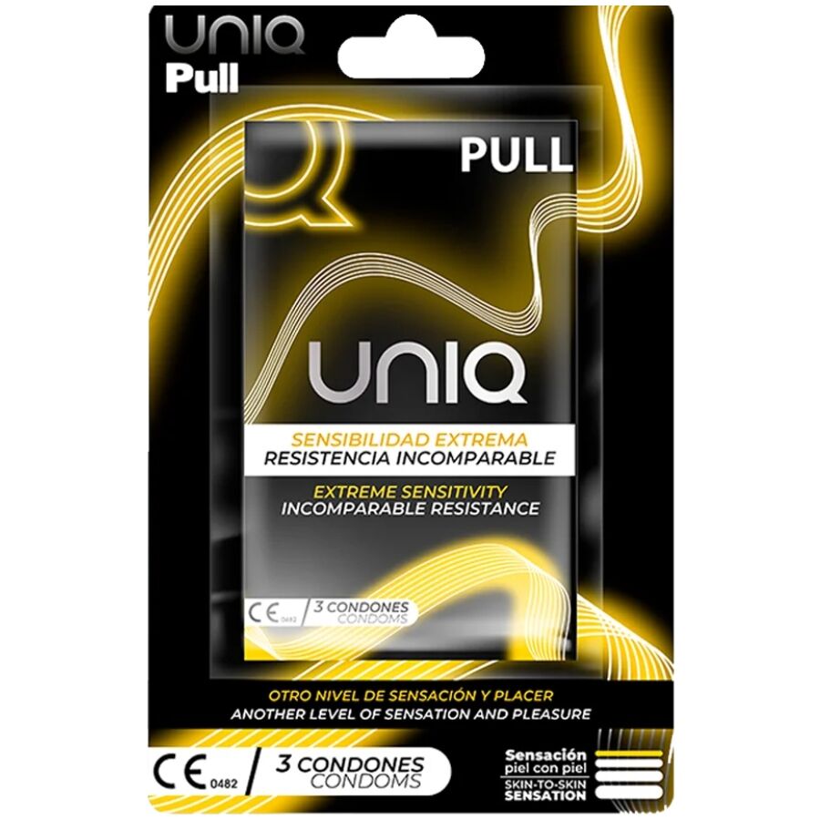 Préservatifs Uniq Pull : Confort et Protection Sans Latex (3 unités)