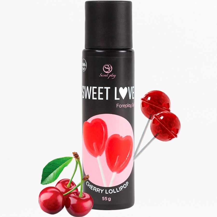 Gel Lubrifiant Comestible Cerise Amour Doux 60ml - Plaisir Gourmand