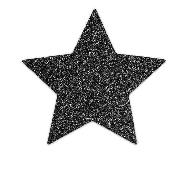 Capuchons de Tamelon Noir Star Flash - Éclat et Séduction Réutilisables