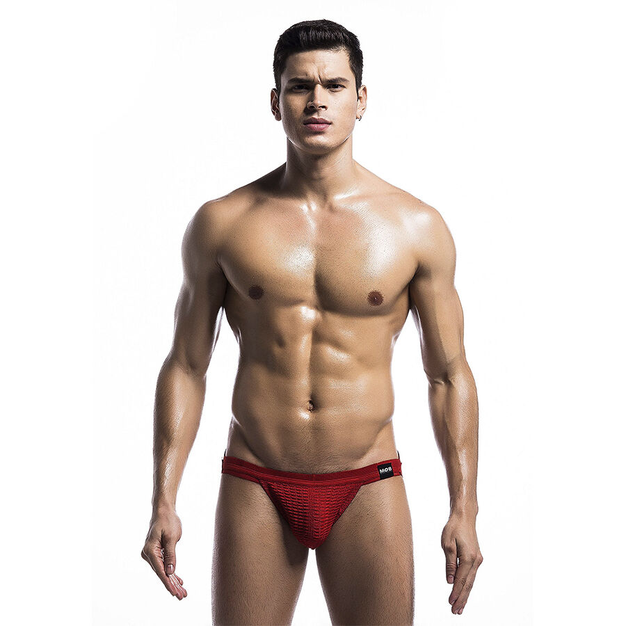 MOB - MAILLOT DE BAIN JOCKSTRAP FÉTICHE ROUGE TAILLE S