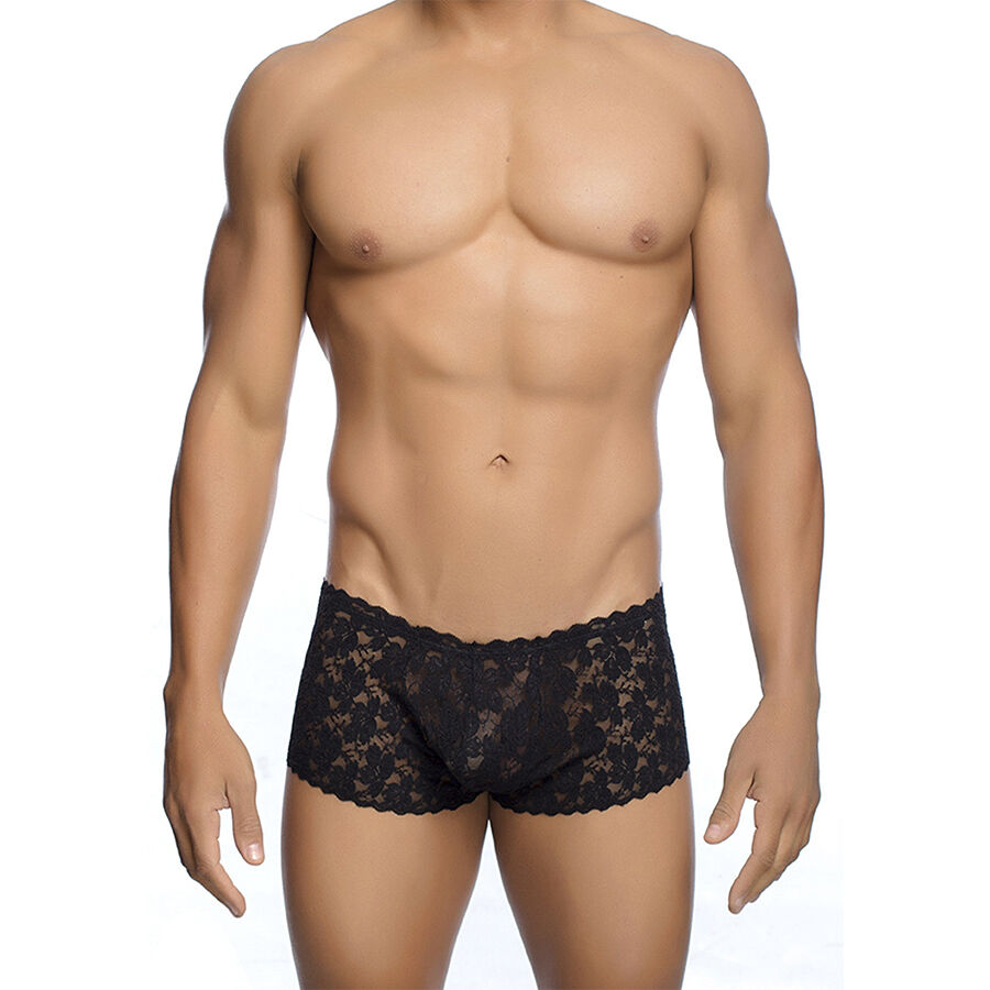 MOB - BOXER EN DENTELLE NOIRE TAILLE S/M