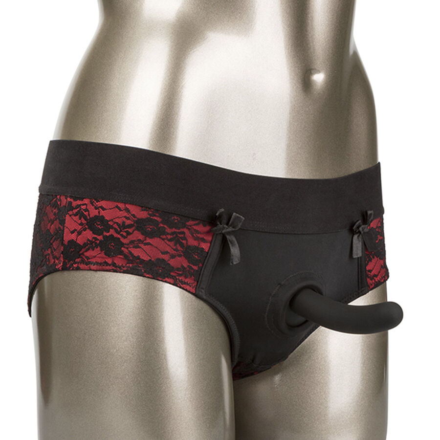 CALEXOTICS - SCANDAL ENSEMBLE CULOTTE SANS ENTREJAMBE AVEC GODE TAILLE S/M