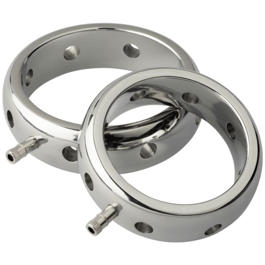 ELECTRASTIM - ANNEAU PÉNIS ÉLECTROMAGNÉTIQUE PRESTIGE EN MÉTAL 46 MM